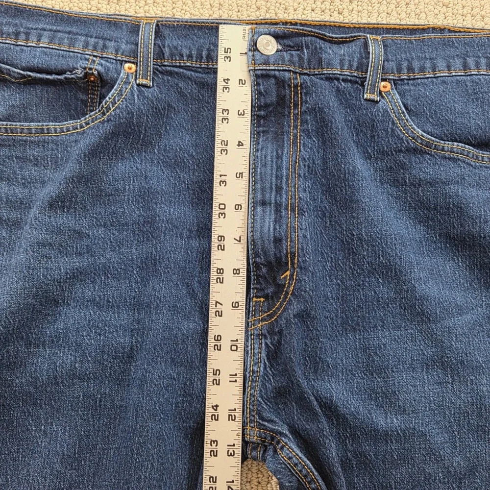 Levi's 505 Regular Fit Jeans Mens W40 L30 Blue‎ Denim Pants